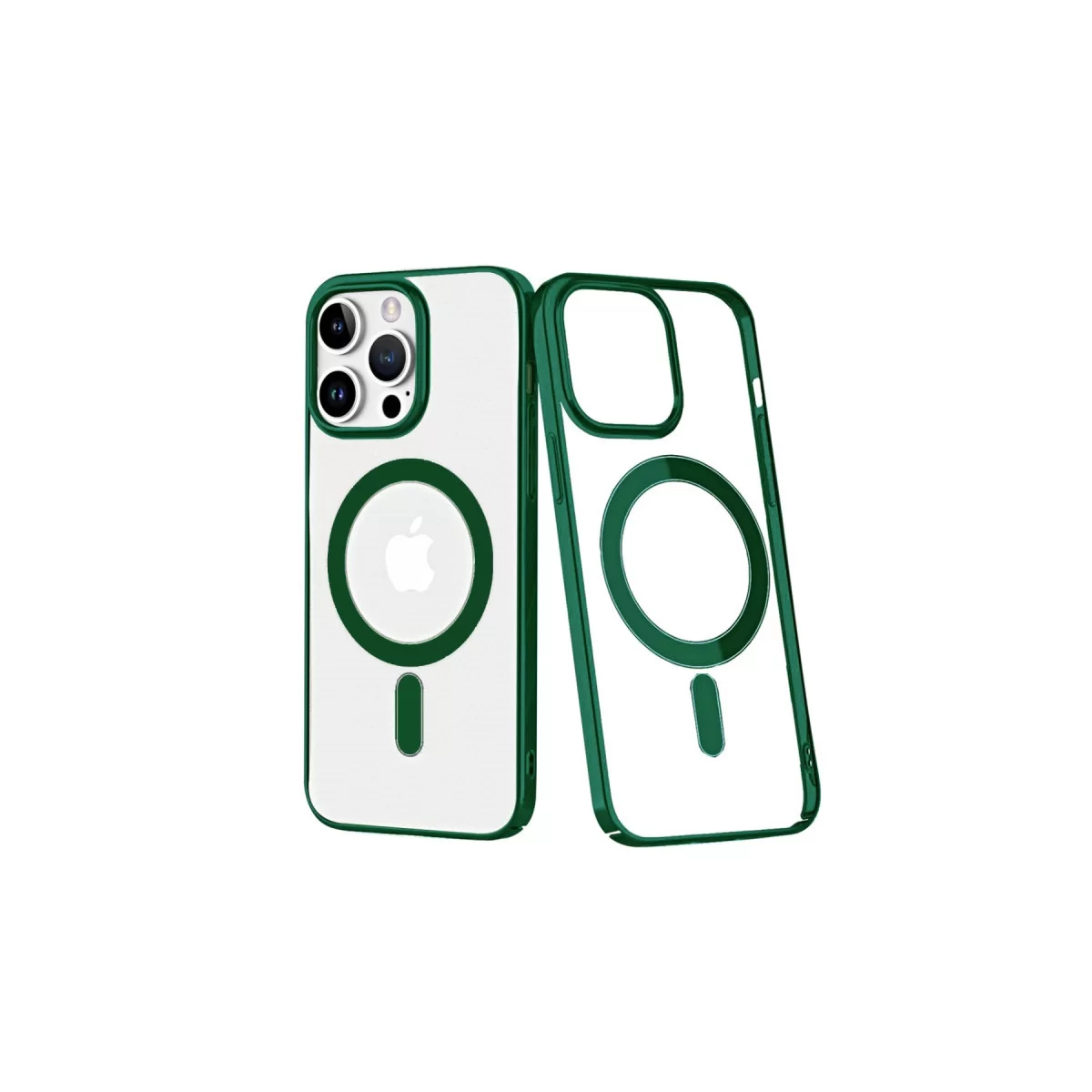 Newface Apple iPhone 14 Pro Kılıf Element Magneticsafe Sert Kapak - Köknar Yeşili