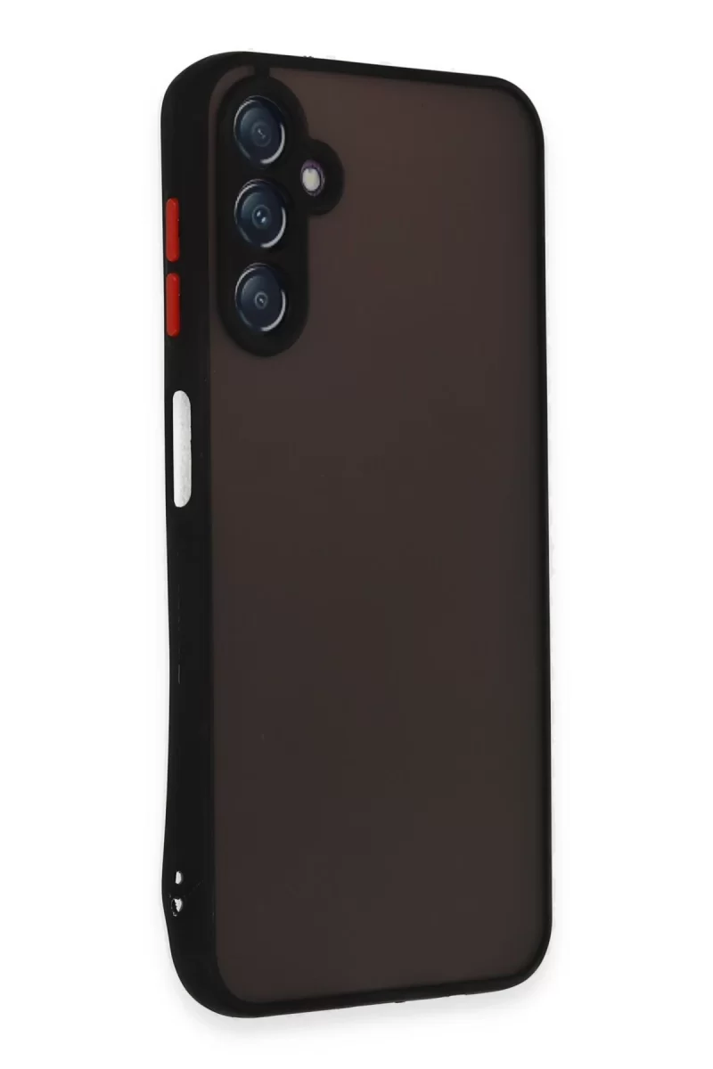 Newface Samsung Galaxy A24 4G Kılıf Montreal Silikon Kapak - Siyah