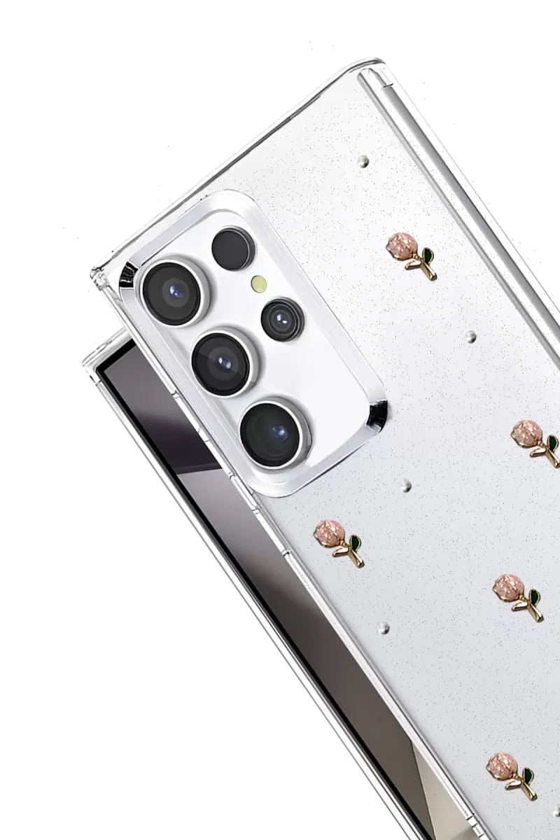 Newface Samsung Galaxy S24 Ultra Fiyonk Desenli Kapak - Desen 6