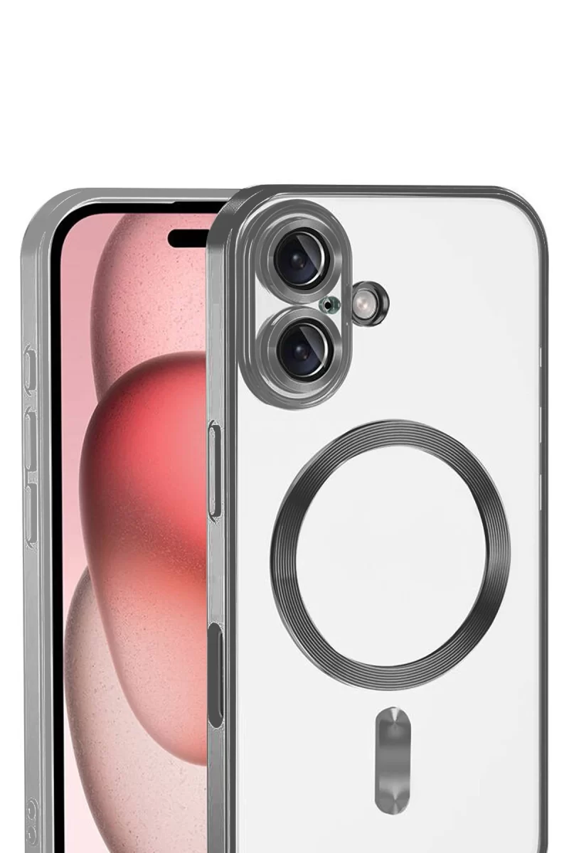 Newface Apple iPhone 17 Kross Magneticsafe Kapak - Titan Gri