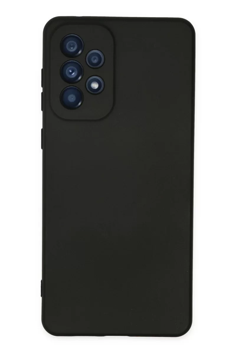 Newface Samsung Galaxy A23 4G Kılıf Nano içi Kadife Silikon - Siyah