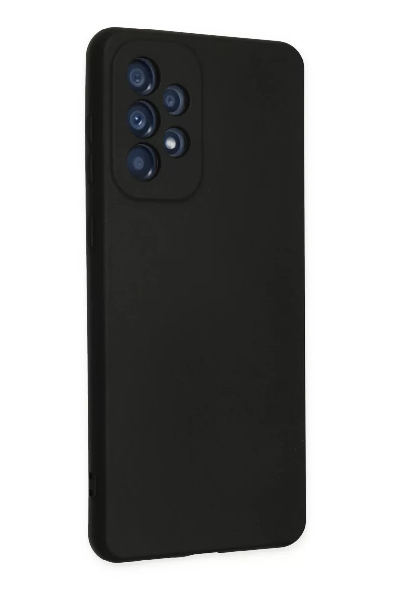 Newface Samsung Galaxy A23 4G Kılıf Nano içi Kadife Silikon - Siyah