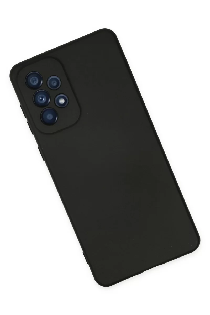 Newface Samsung Galaxy A23 4G Kılıf Nano içi Kadife Silikon - Siyah