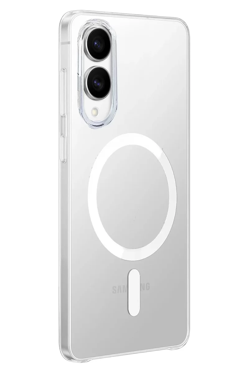 Newface Samsung Galaxy S25 Edge Kılıf PC Zara Magsafe Şeffaf Kılıf - Şeffaf