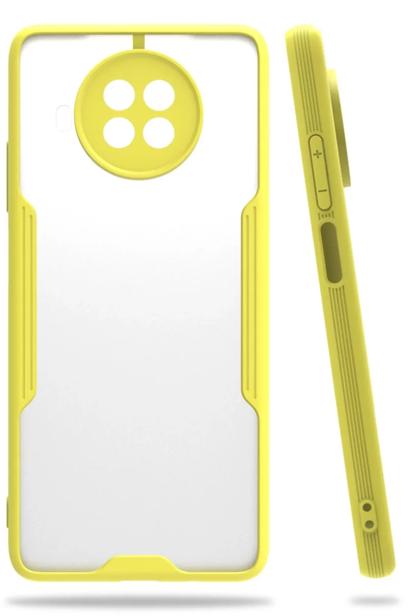 Newface Xiaomi Mi 10T Lite Kılıf Platin Silikon - Sarı