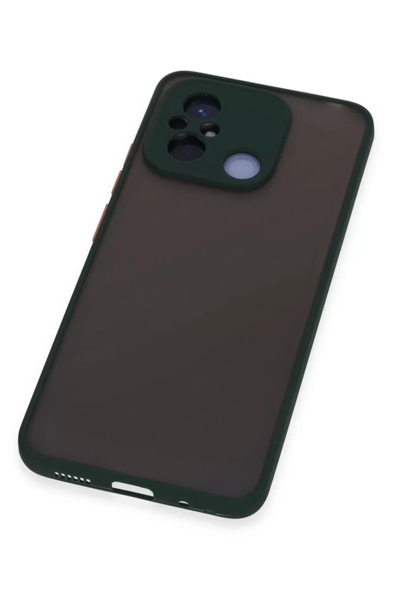 Newface Xiaomi Redmi 12C Kılıf Montreal Silikon Kapak - Yeşil