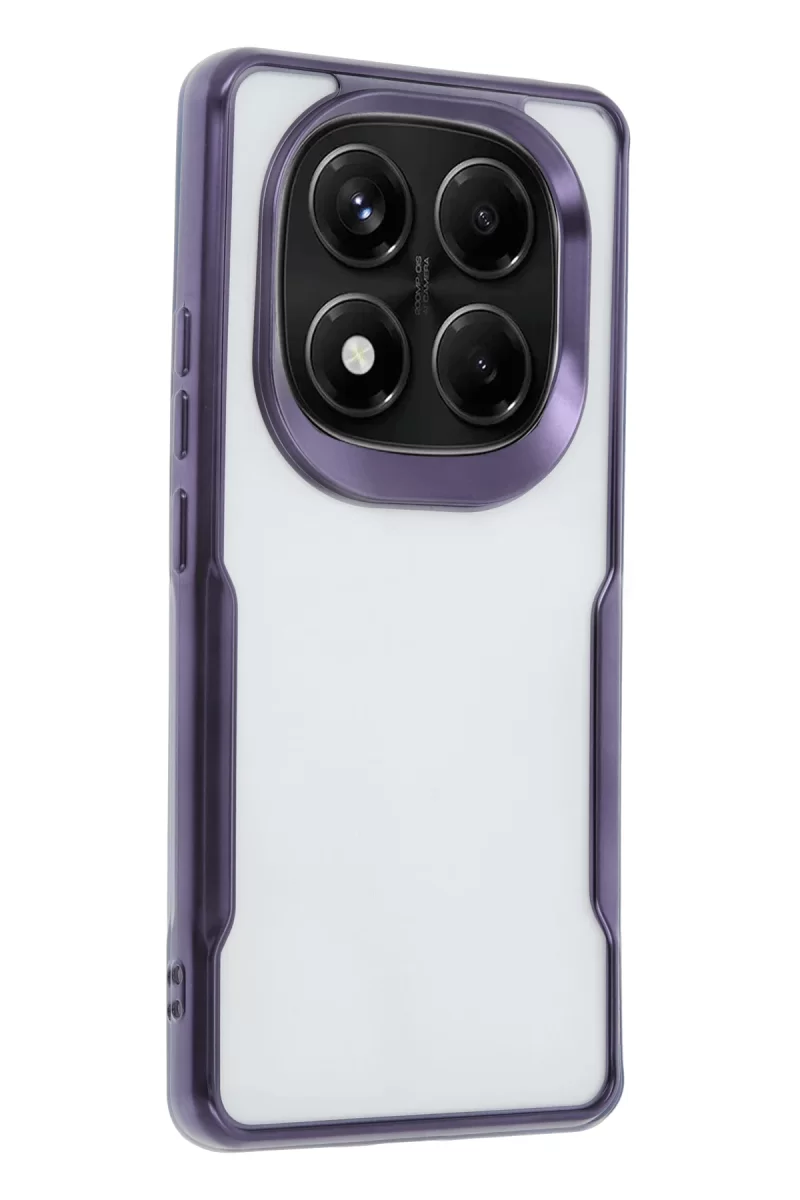 Newface Xiaomi Redmi Note 14 Pro 4G Kılıf Boyi Silikon Kapak - Derin Mor