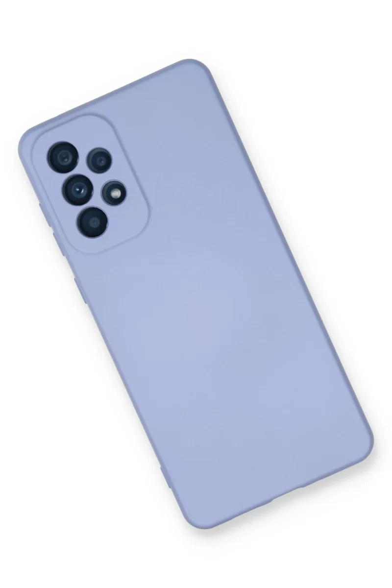 Newface Samsung Galaxy A73 5G Kılıf Nano içi Kadife Silikon - Lila