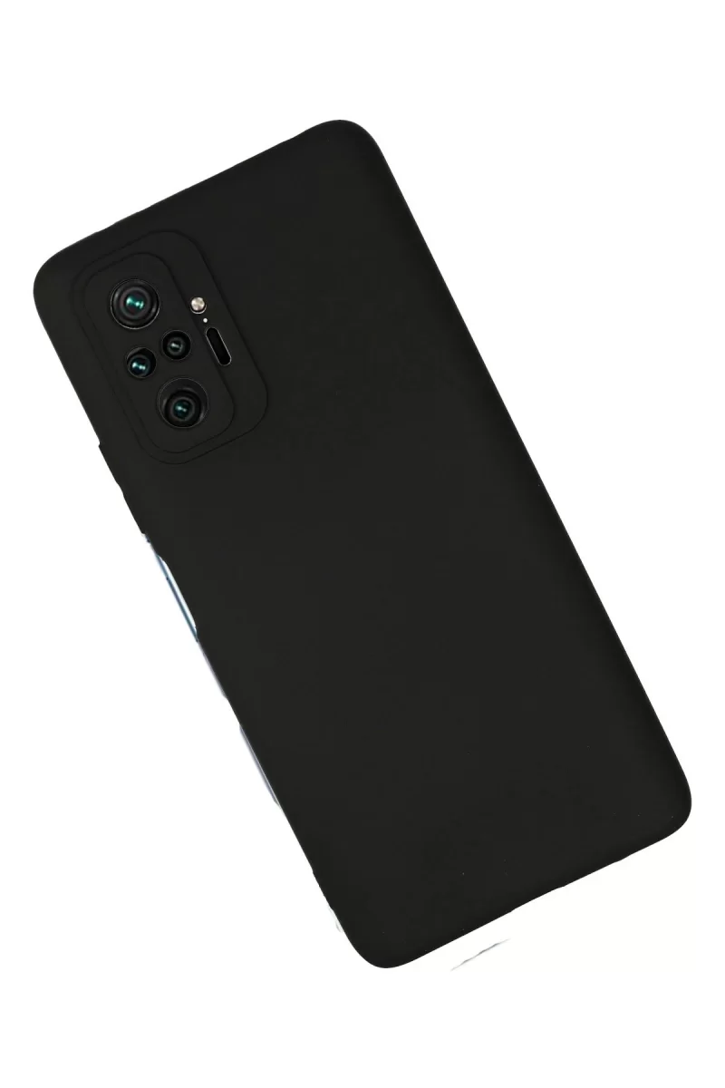 Newface Xiaomi Redmi Note 10 Pro Kılıf First Silikon - Siyah
