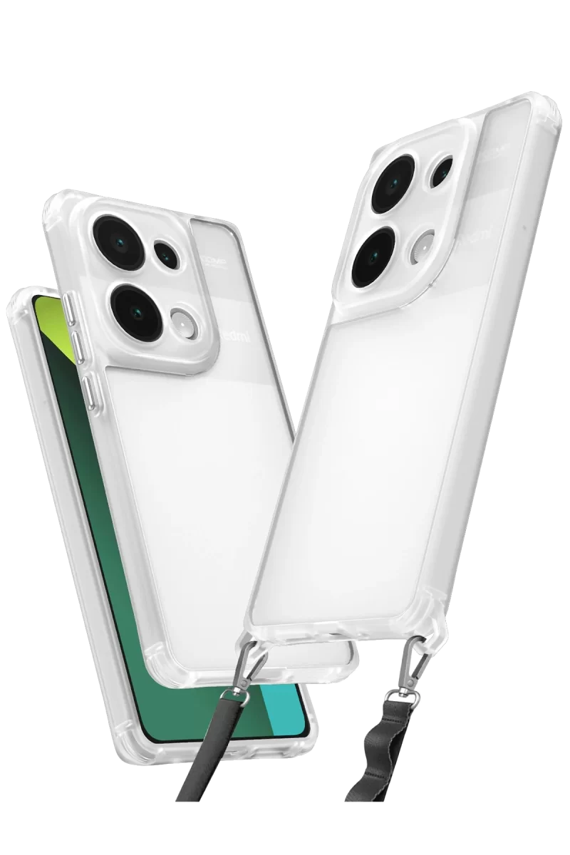 Newface Xiaomi Redmi Note 13 Pro 5G Kılıf Penta Silikon Kılıf - Şeffaf