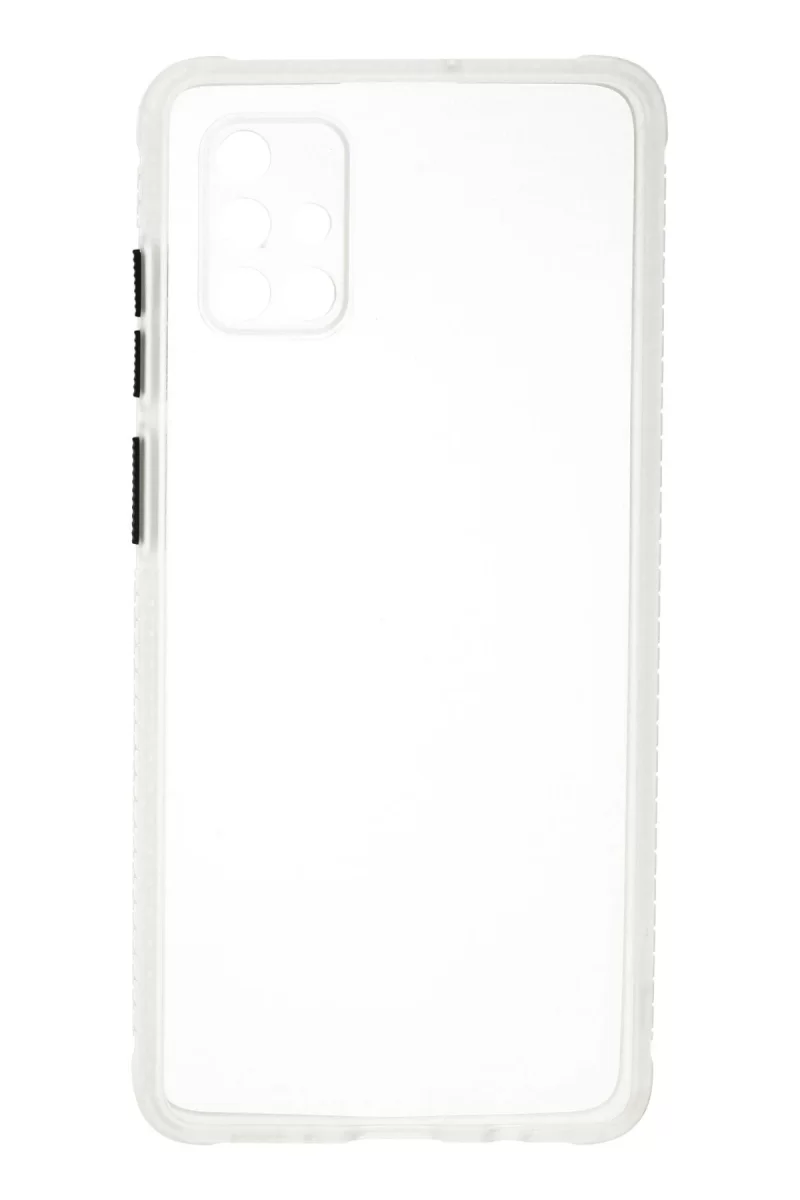 Newface Samsung Galaxy A71 Kılıf Miami Şeffaf Silikon - Şeffaf