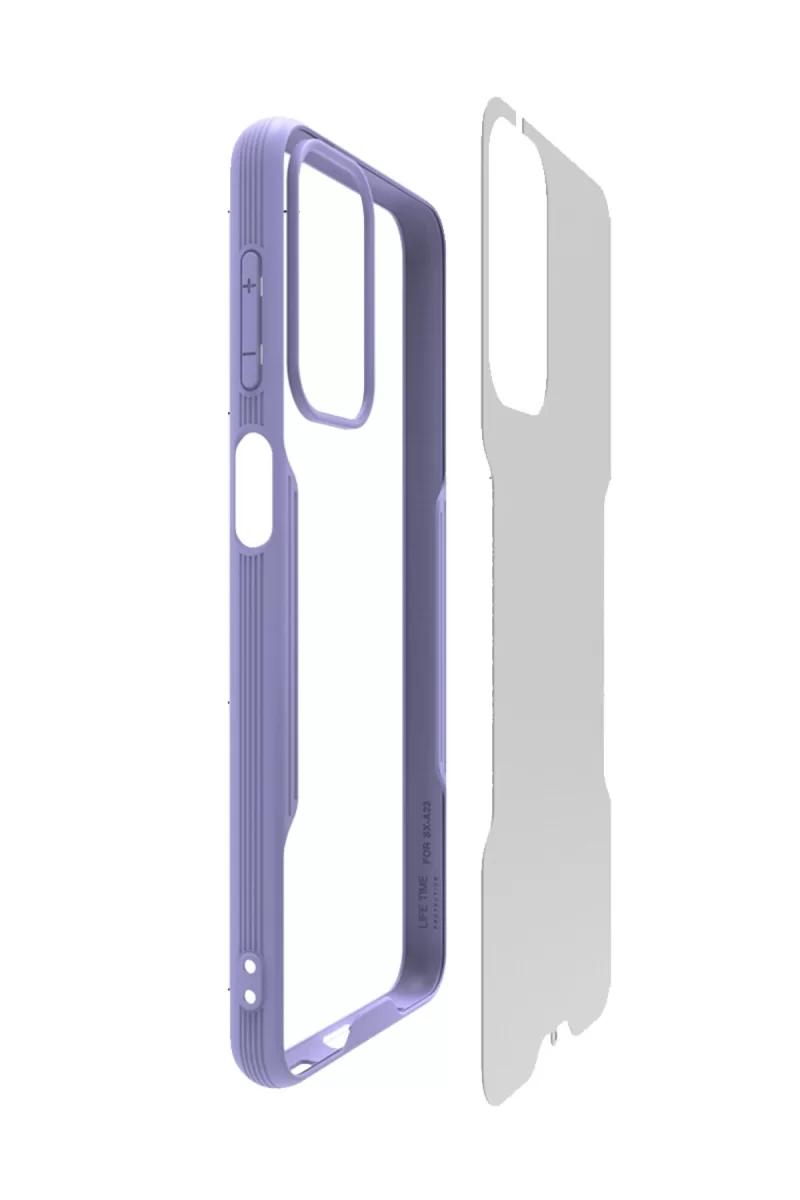Newface Samsung Galaxy A23 4G Kılıf Platin Silikon - Yeşil