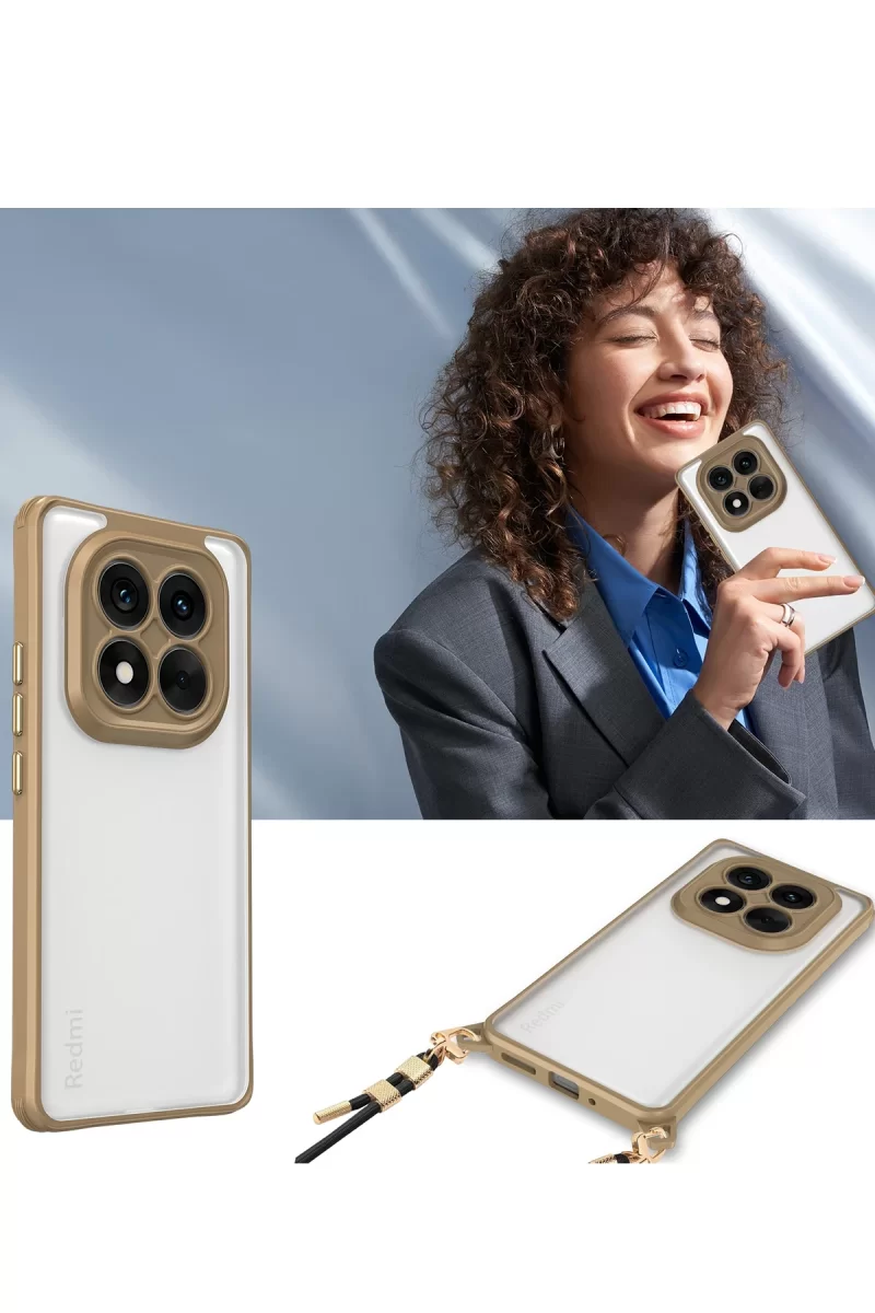 Newface Xiaomi Redmi Note 14 Pro 5G Kılıf Penta Silikon Kılıf - Siyah