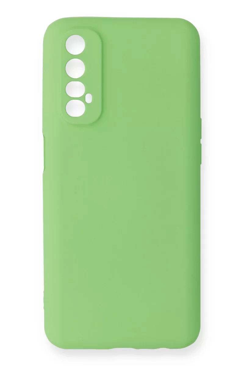 Newface Realme 7 Kılıf First Silikon - Yeşil
