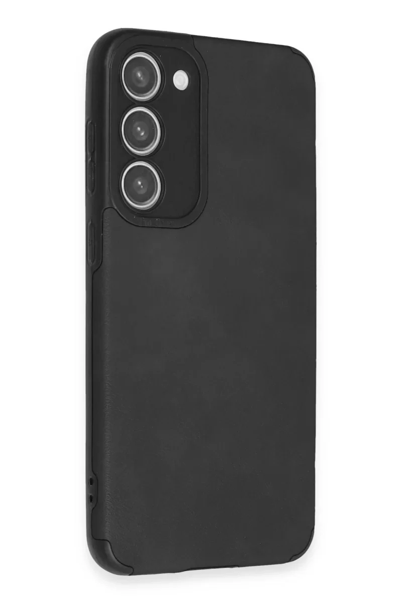 Newface Samsung Galaxy S23 Plus Kılıf Loop Deri Silikon - Siyah