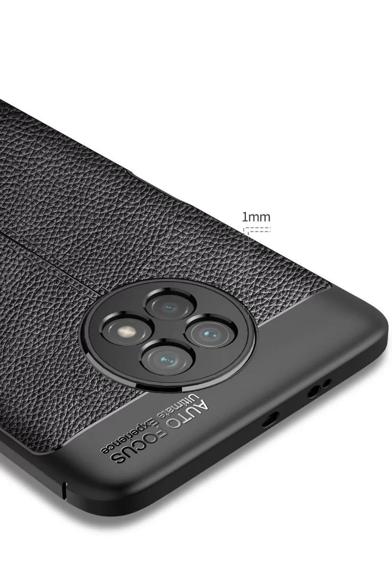 Newface Xiaomi Redmi Note 9 5G Kılıf Auto Focus Kapak - Kırmızı