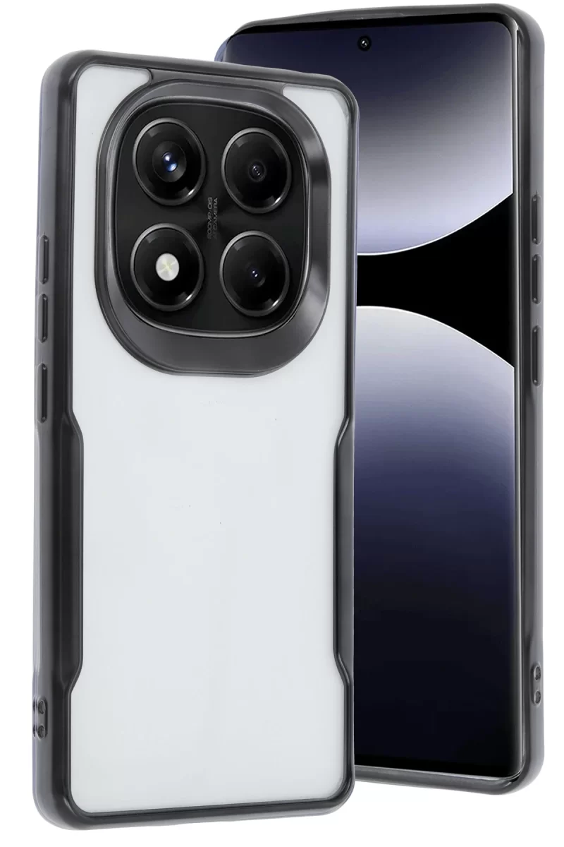 Newface Xiaomi Redmi Note 14 Pro Plus Kılıf Boyi Silikon Kapak - Siyah