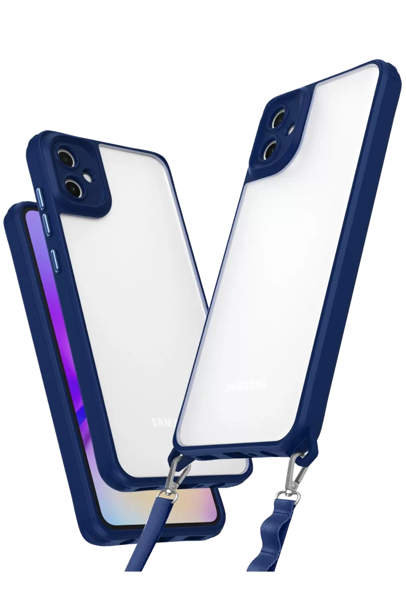 Newface Samsung Galaxy A06 Kılıf Penta Silikon Kılıf - Lacivert