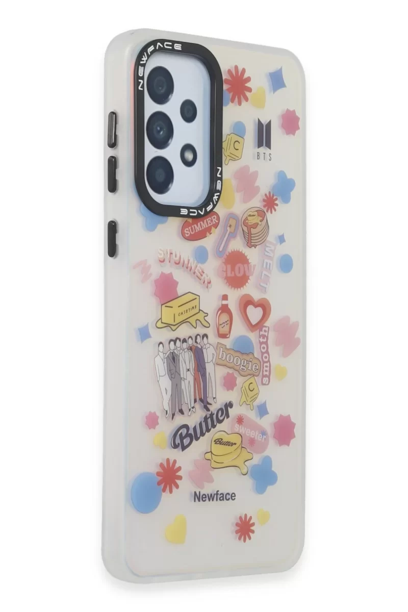 Newface Samsung Galaxy A33 5G Kılıf Estoril Desenli Kapak - Estoril - 16