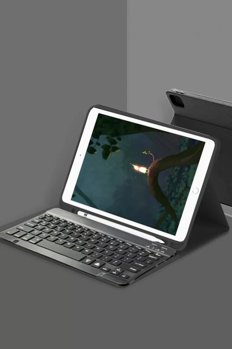 Newface Huawei Honor Pad X8 10.1 Kılıf KC01 Smart Klavyeli Tablet Kılıfı - Siyah