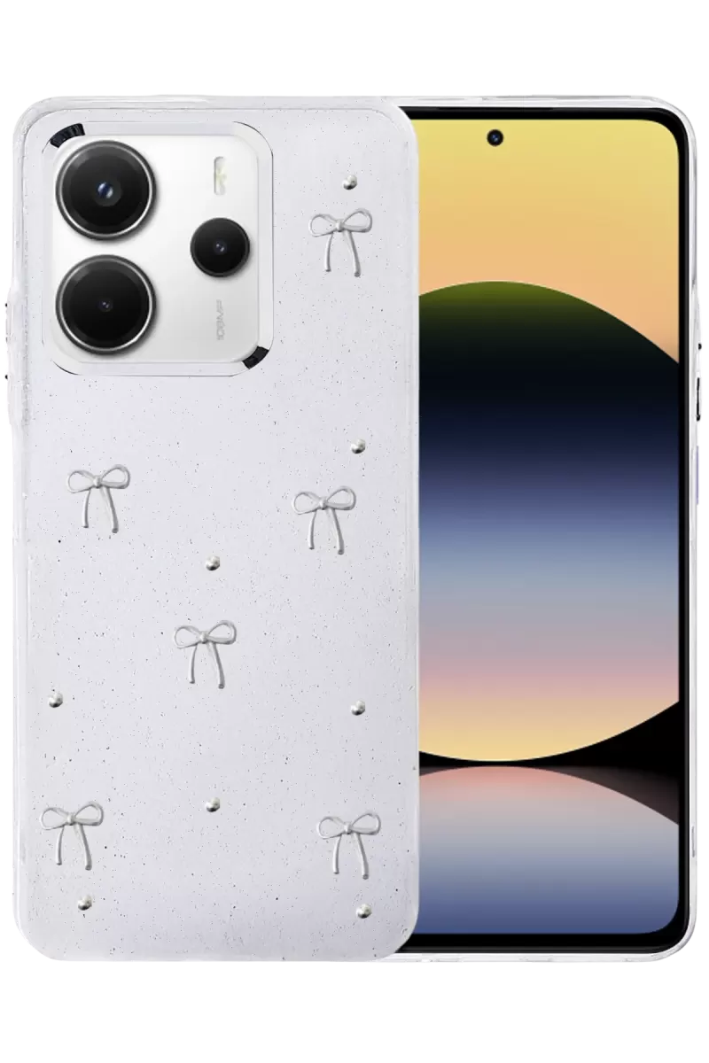 Newface Xiaomi Redmi Note 14 4G Fiyonk Desenli Kapak - Desen 5