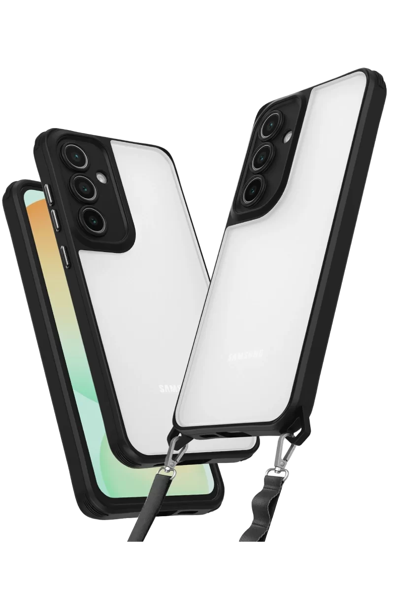 Newface Samsung Galaxy A15 4G Kılıf Penta Silikon Kılıf - Siyah