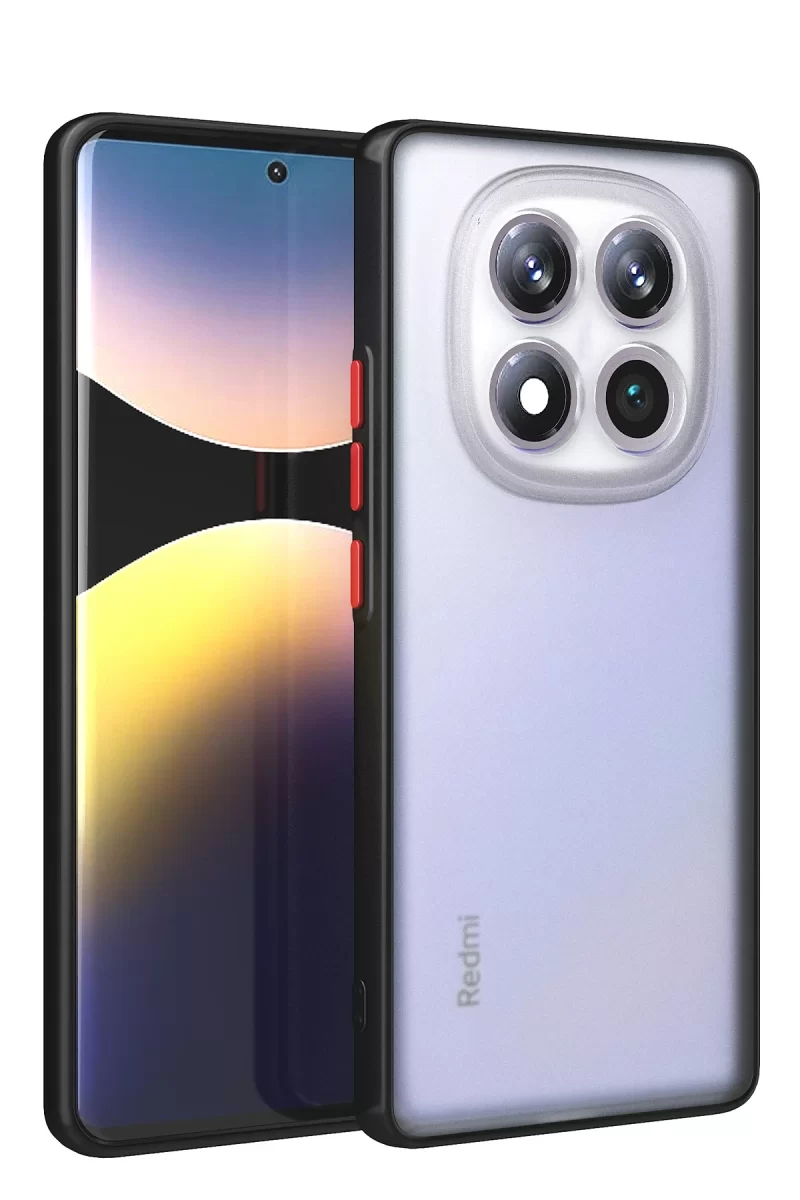 Newface Xiaomi Redmi Note 14 Pro 5G Kılıf Montreal Silikon Kapak - Siyah