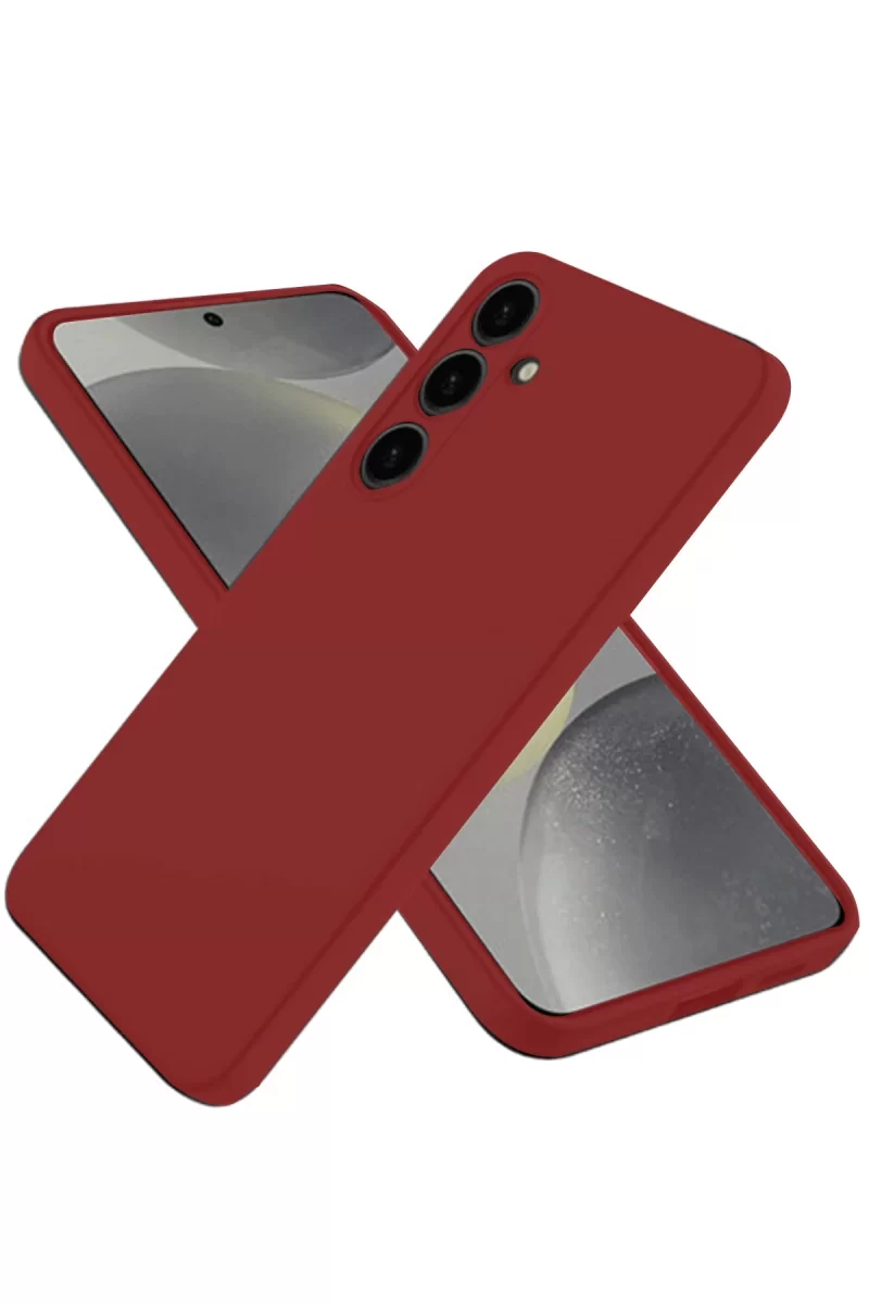 Newface Samsung Galaxy A26 Kılıf First Silikon - Kırmızı