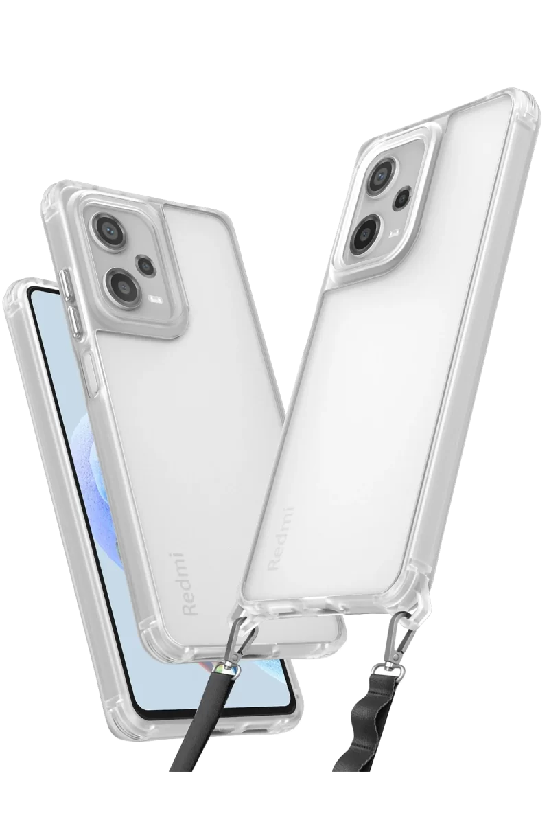Newface Xiaomi Redmi Note 12 Pro 5G Kılıf Penta Silikon Kılıf - Şeffaf