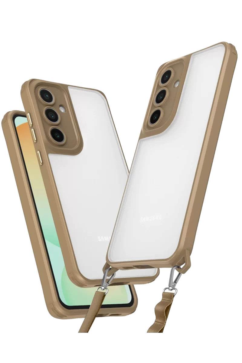 Newface Samsung Galaxy A26 Kılıf Penta Silikon Kılıf - Çöl Titanyum