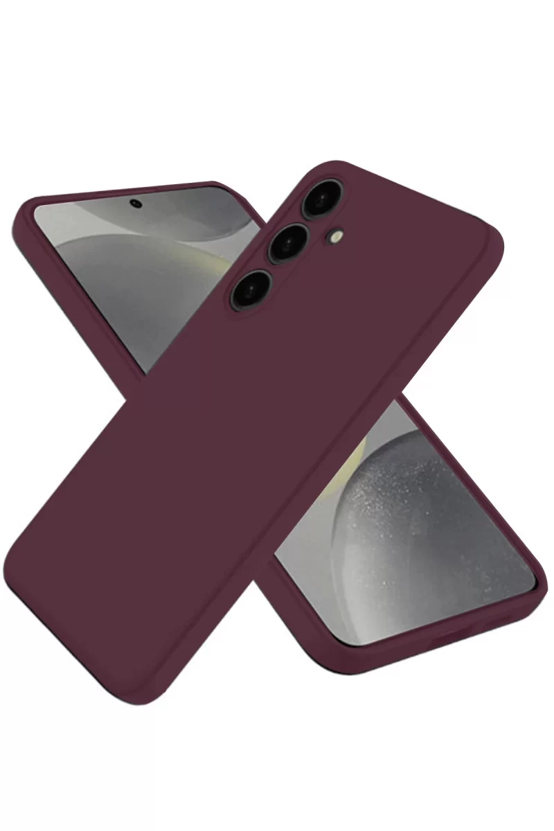 Newface Samsung Galaxy A26 Kılıf First Silikon - Mürdüm