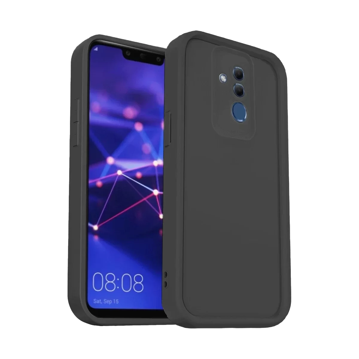 Newface Huawei Mate 20 Lite Kılıf Viera Silikon - Siyah