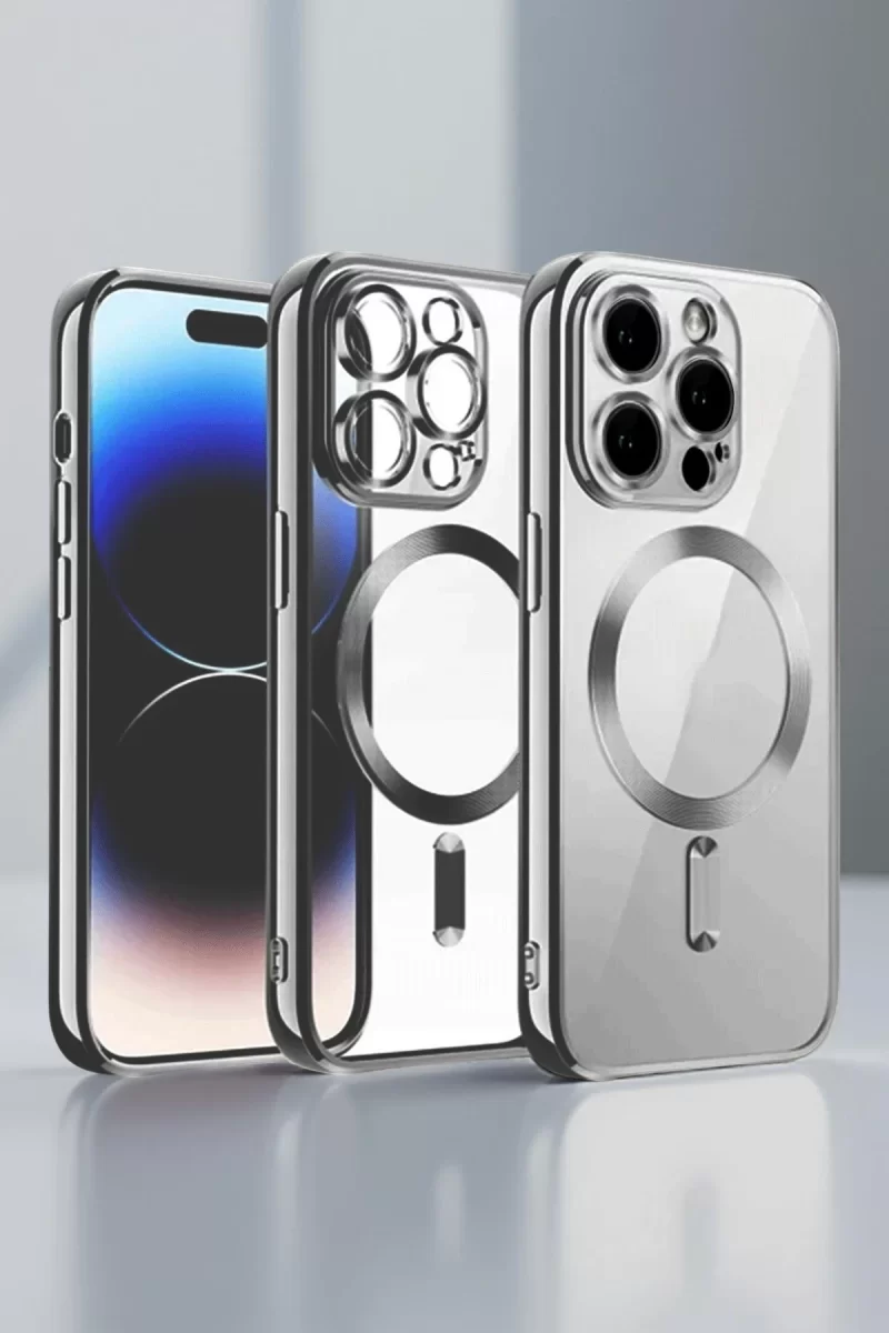 Newface Apple iPhone 13 Pro Max Kılıf Kross Magneticsafe Kapak - Mor