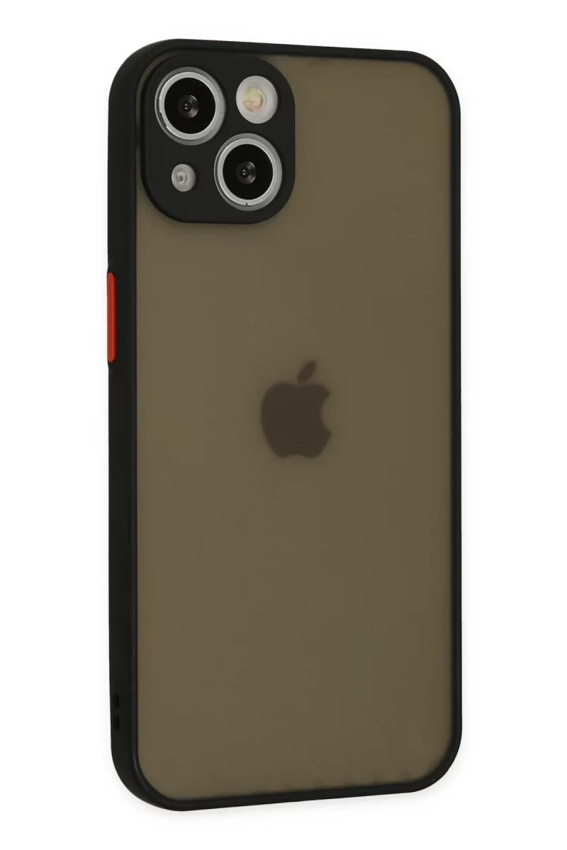 Newface Apple iPhone 15 Plus Kılıf Montreal Silikon Kapak - Siyah