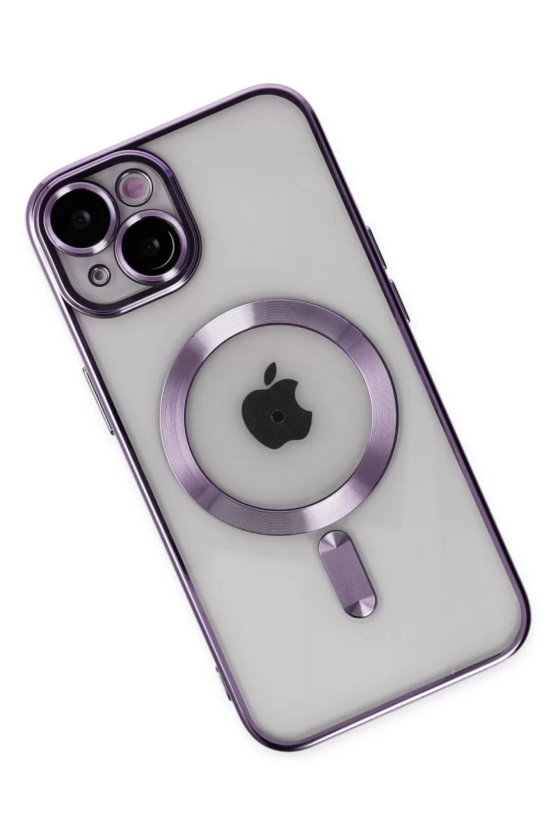 Newface Apple iPhone 14 Kılıf Kross Magneticsafe Kapak - Mor
