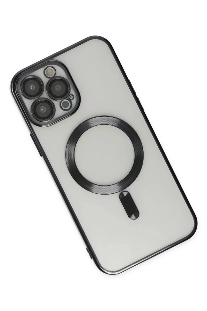 Newface Apple iPhone 14 Pro Kılıf Kross Magneticsafe Kapak - Siyah