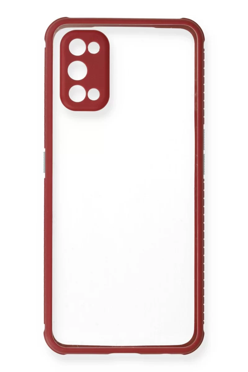 Newface Realme 7 Pro Kılıf Miami Şeffaf Silikon - Fuşya
