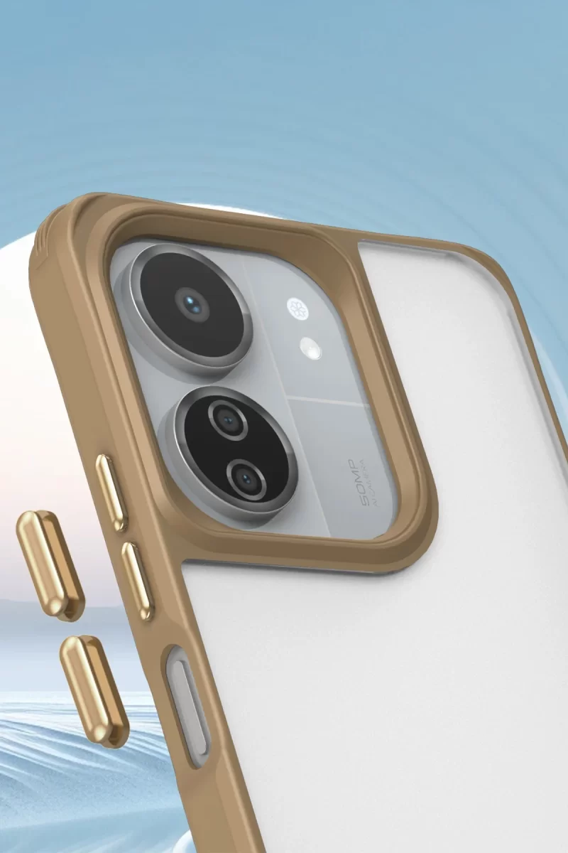 Newface Xiaomi Redmi 13C Kılıf Penta Silikon Kılıf - Titan Gri