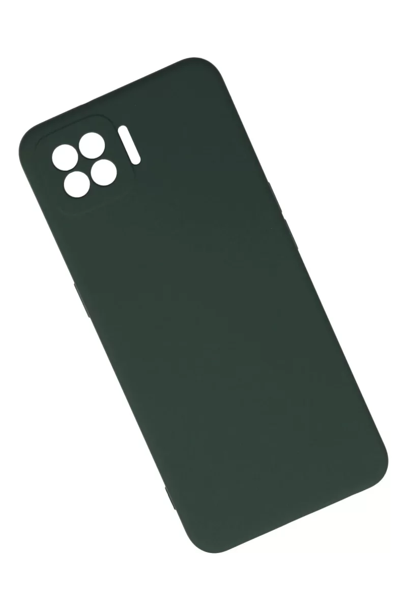 Newface Oppo A73 Kılıf Nano içi Kadife Silikon - Koyu Yeşil