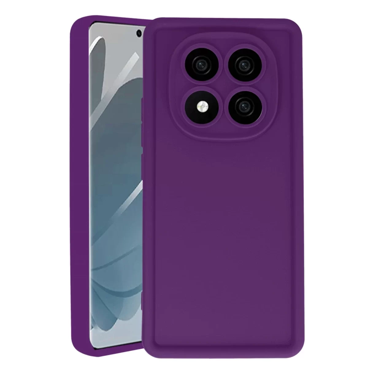 Newface Xiaomi Redmi Note 14 Pro 5G Kılıf Viera Silikon - Mürdüm