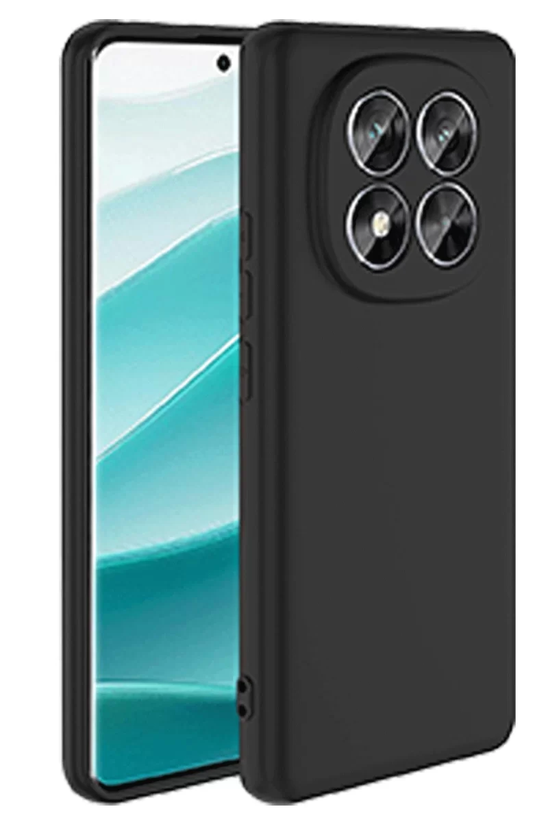 Newface Xiaomi Redmi Note 14 Pro 5G Kılıf Nano içi Kadife Silikon - Siyah