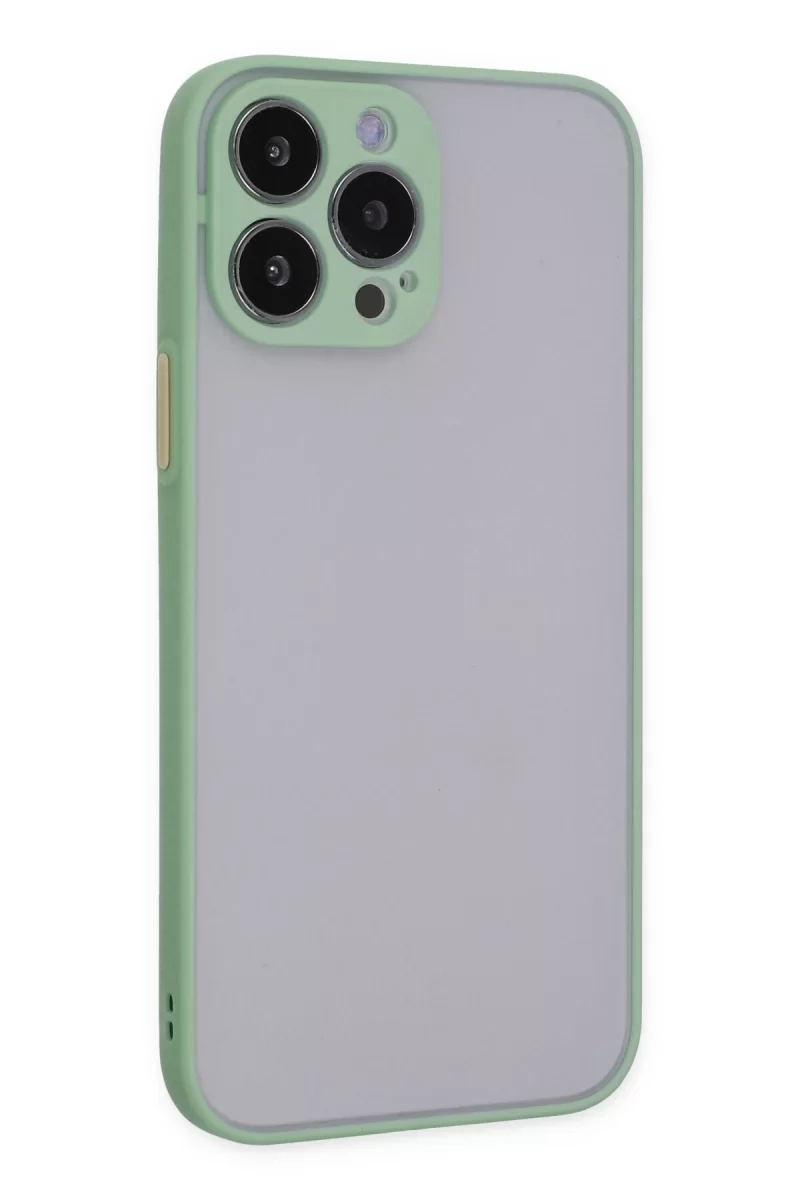 Newface Apple iPhone 15 Pro Max Kılıf Montreal Silikon Kapak - Turkuaz