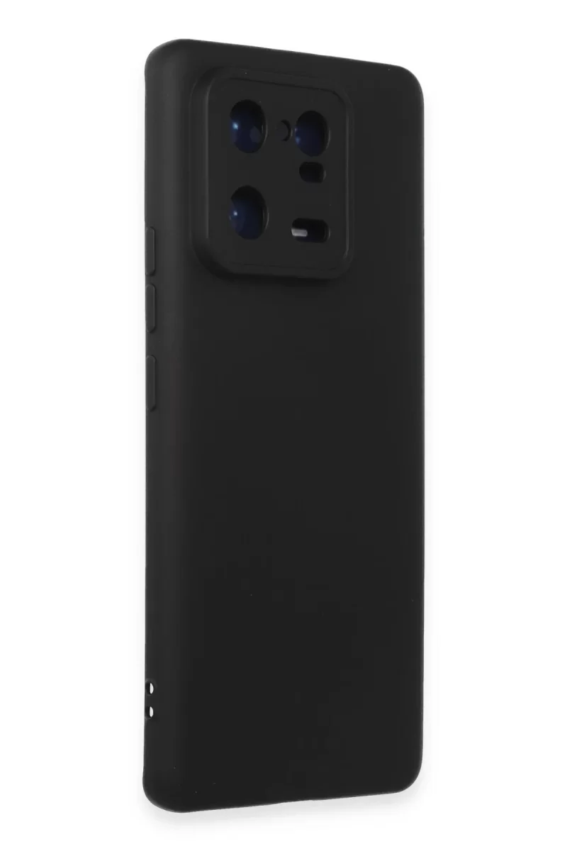 Newface Xiaomi Mi 13 Pro Kılıf Nano içi Kadife Silikon - Siyah