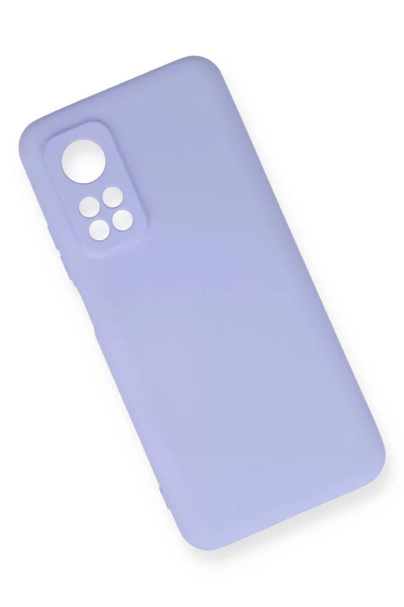 Newface Xiaomi Mi 10T Kılıf Nano içi Kadife Silikon - Lila