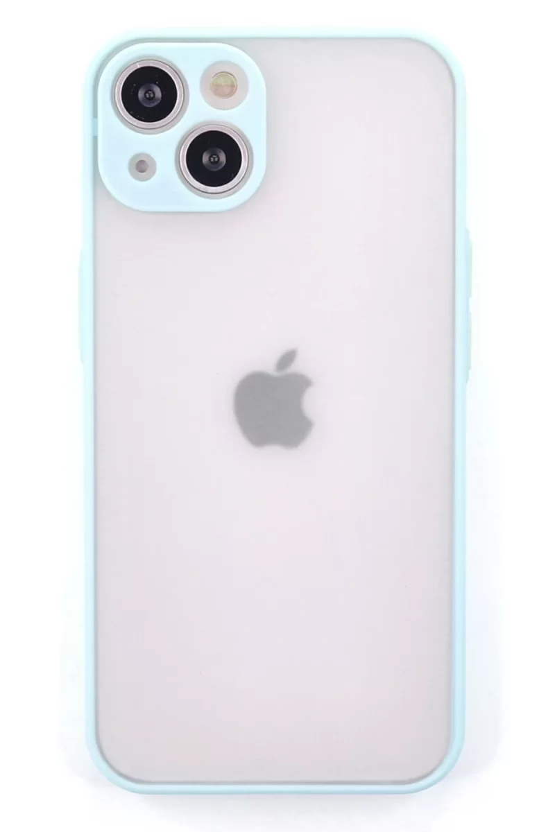 Newface Apple iPhone 15 Plus Kılıf Montreal Silikon Kapak - Turkuaz