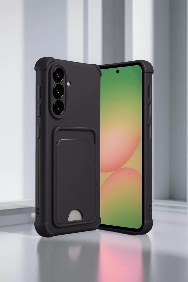 Newface Samsung Galaxy A36 Kılıf Kelvin Kartvizitli Silikon - Lacivert