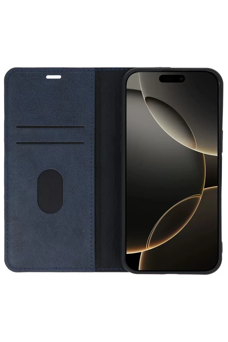 Newface Apple iPhone 15 Pro Max Kılıf Trend S Plus Kapaklı Kılıf - Koyu Yeşil
