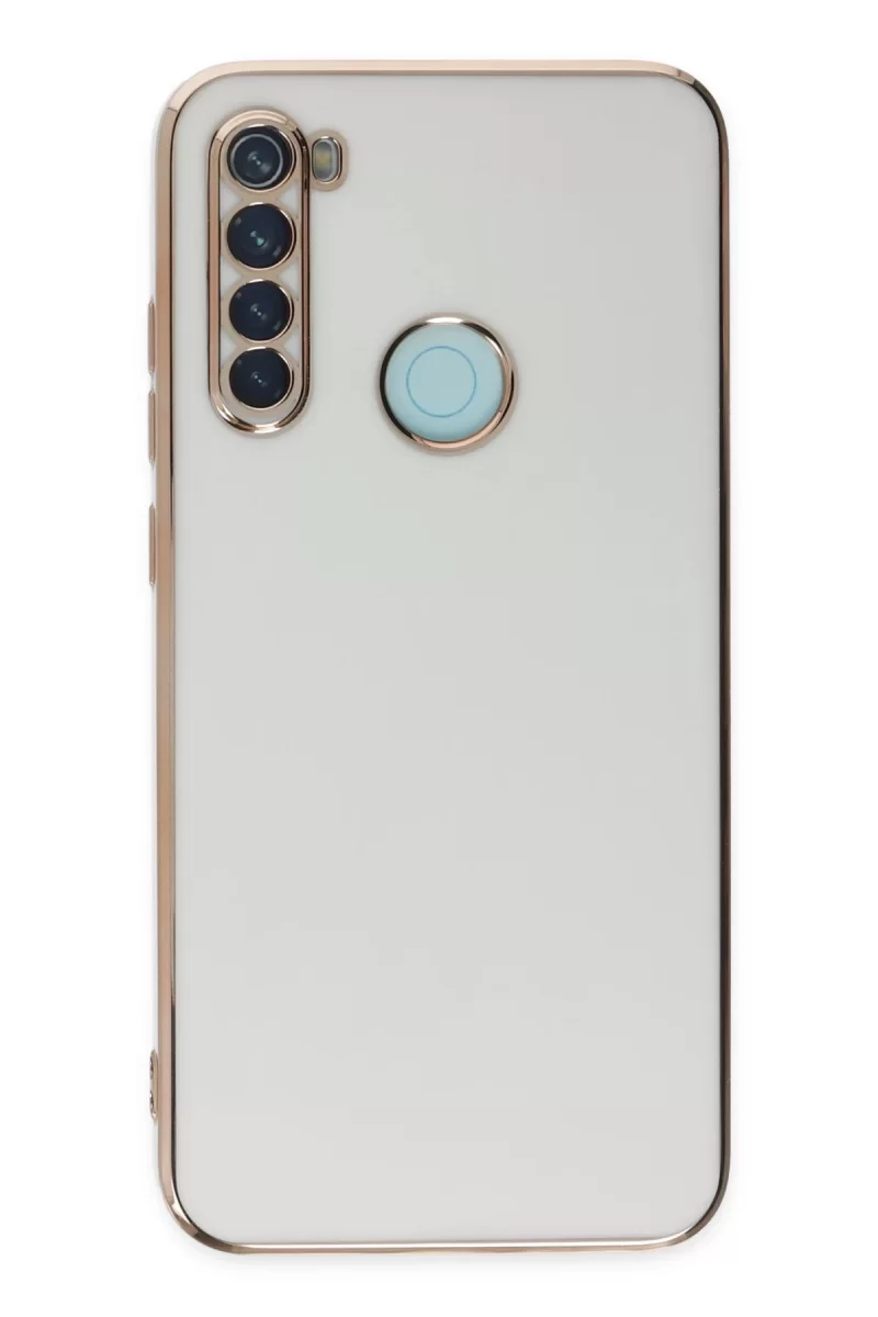 Newface Xiaomi Redmi Note 8 Kılıf Volet Silikon - Beyaz