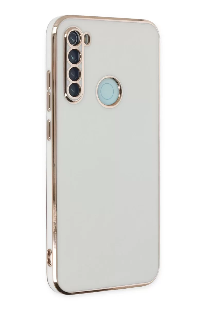 Newface Xiaomi Redmi Note 8 Kılıf Volet Silikon - Beyaz