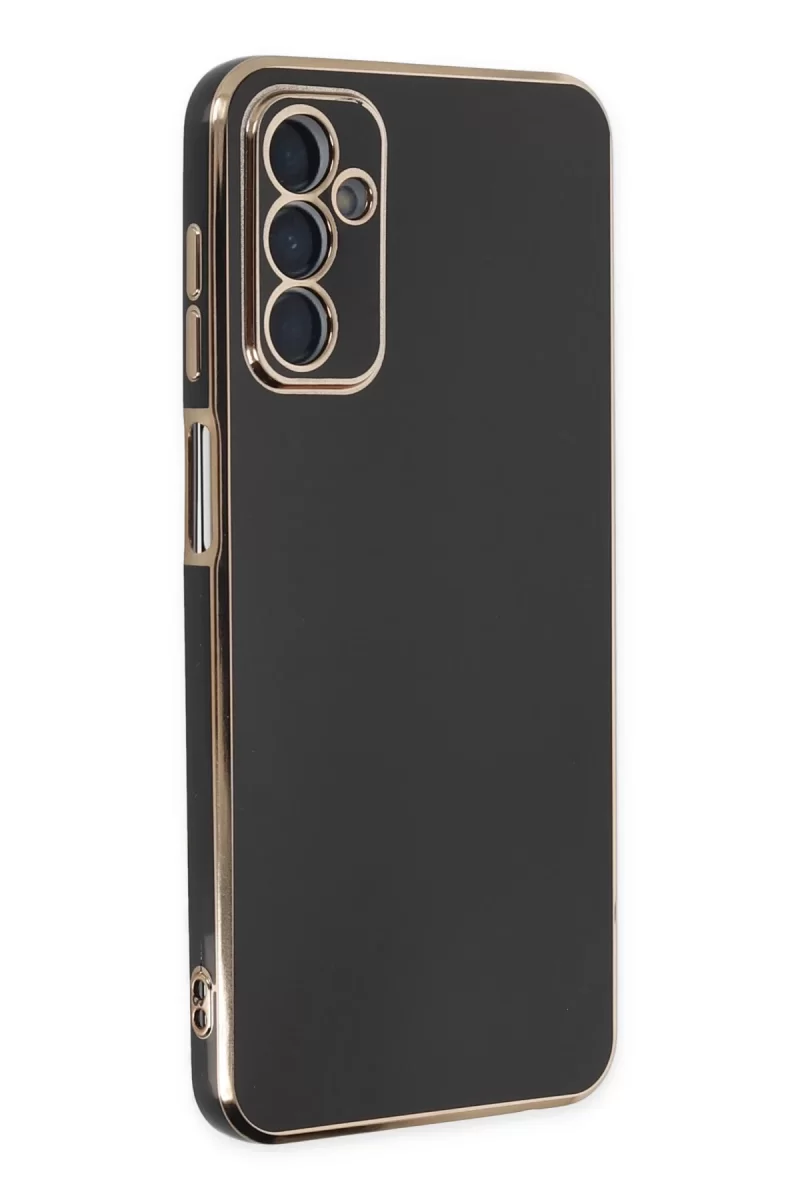 Newface Samsung Galaxy A04S Kılıf Volet Silikon - Siyah